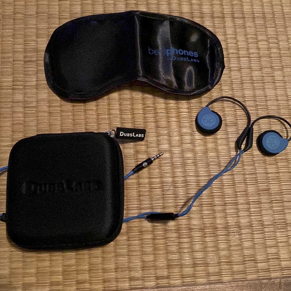 DubsLabs Other - BedPhones by DubsLabs Wire On-Ear Sleep Headphones with Hard Carrying Ca…